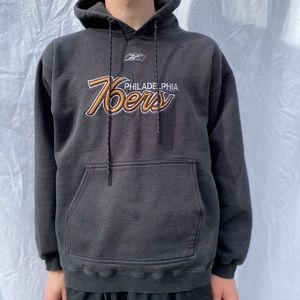RARE retro 76ers Reebok Hoodie